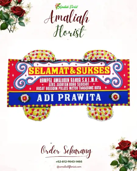 Papan Bunga Ucapan Selamat Sukaharja